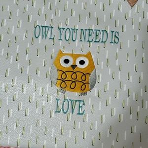 THIRTY ONE Owl You Need is Love Modern Tote NEW